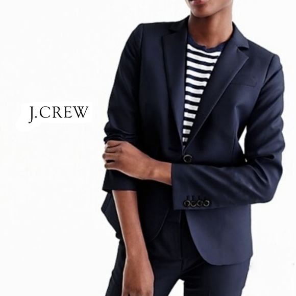J. Crew Pants - J.CREW CITY FIT 2 PC NAVY WOOL JACKET & PANTS SUIT